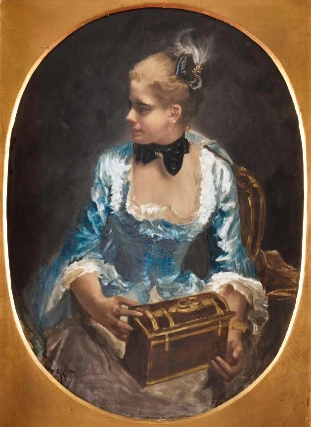 Ritratto di dama con cofanetto
